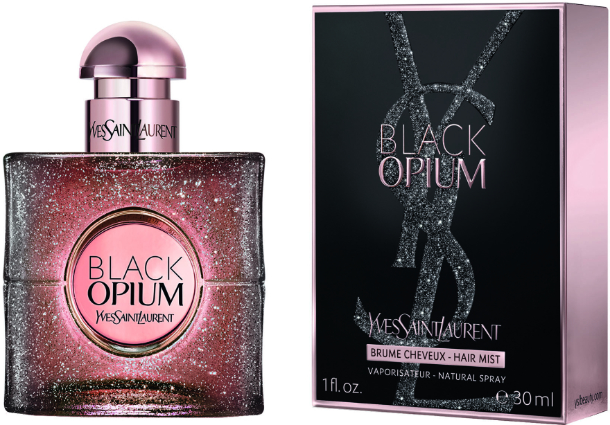 ysl black opium hair mist