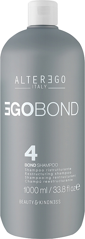 Реструктурувальний шампунь для відновлення й живлення волосся - Alter Ego Egobond 4 Bond Shampoo — фото N2