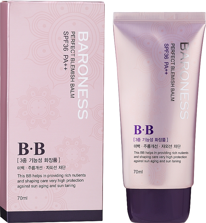 BB крем - Beauadd Baroness Perfect Blemish Balm SPA36+PA++ — фото N1