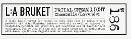 Крем для обличчя з легкою консистенцією "Ромашка й лаванда" - L:A Bruket No. 186 Facial Cream Light Chamomile/ Lavender — фото N2
