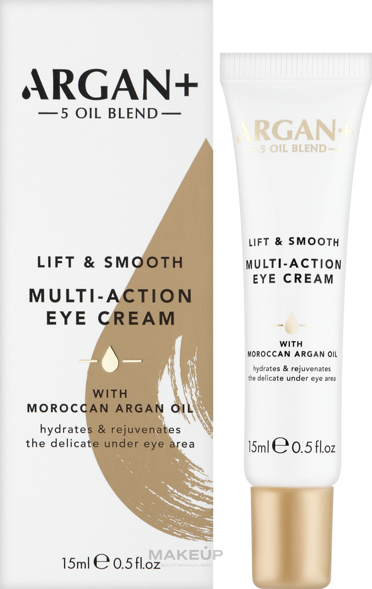 Крем для кожи вокруг глаз "Морокканское аргановое масло" - Argan+ Moroccan Argan Oil Multi Action Eye Cream — фото 15ml
