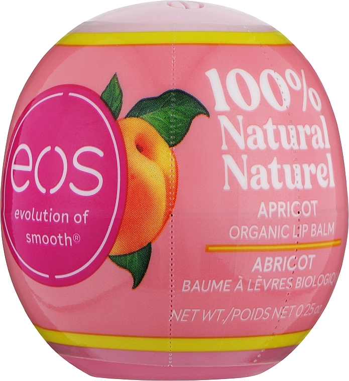 Бальзам для губ з ароматом абрикоси - Eos Lip Balm Apricot Aroma — фото N1