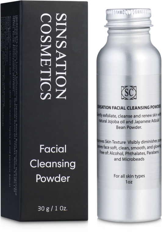 Очищающая пилинг-пудра для лица - Sinsation Cosmetics Facial Cleansing Powder — фото N1