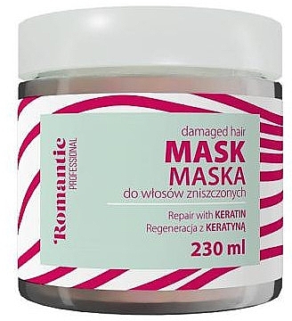 Восстанавливающая маска для волос с кератином - Romantic Professional Keratin Hair Mask — фото N1