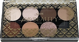 Палетка теней для век - Quiz Cosmetics Hello Beauty Eyeshadow Palette  — фото N1