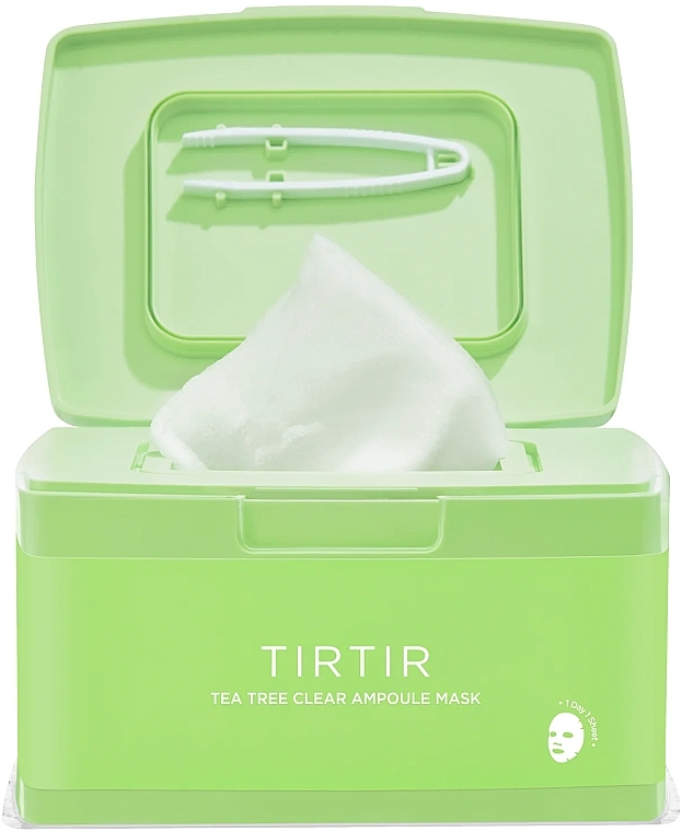 Маска для обличчя з чайним деревом - Tirtir Tea Tree Clear Ampoule Mask — фото N2