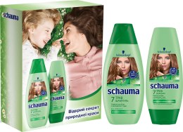 Духи, Парфюмерия, косметика Набор "7 трав" - Schauma (shm/400ml + balm/200ml)