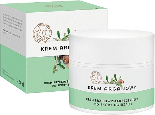 Аргановый крем для лица против морщин "Зрелая кожа, травы" - Ziololek Argan Anti-Wrinkle Herb Cream — фото N1