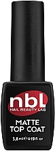 Парфумерія, косметика Матовий топ для гель-лаку - Jerden NBL Nail Beauty Lab Rubber Top Coat