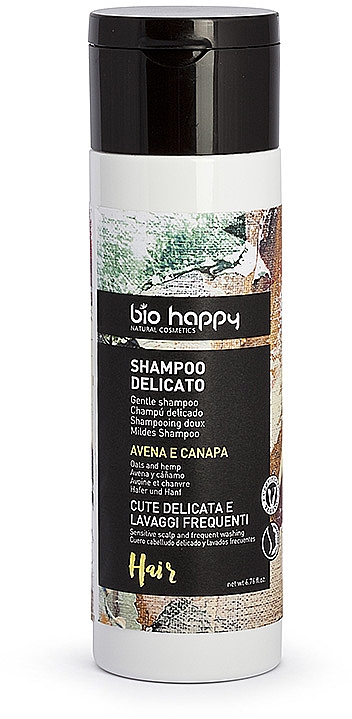 Шампунь "Овес и конопля" - Bio Happy Shampoo Oats And Hemp — фото N1