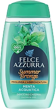 Гель для душа "Мята" - Felce Azzurra Summer Bronze Aquatic Mint Shower Gel — фото N1