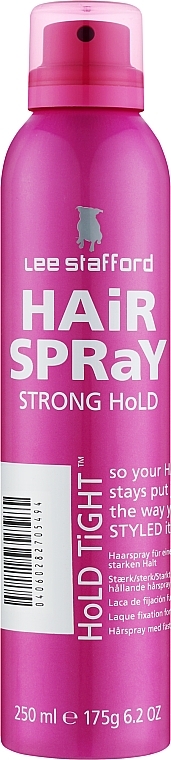 Фіксувальний спрей для волосся - Lee Stafford Hold Tight Hairspray Strong Hold — фото N2