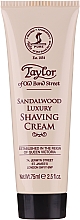 Крем для бритья "Сандаловое дерево" - Taylor Of Old Bond Street Sandalwood Luxury Shaving Cream (в тубе) — фото N3