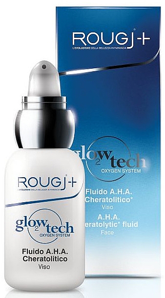 Сыворотка для лица - Rougj+ Glowtech Oxygen System A.H.A. Keratolytic Fluid — фото N1