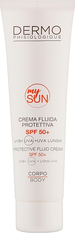 Защитный флюидный крем для лица и тела SPF 50+ - Dermophisiologique My Sun Protective Fluid Cream SPF50+ — фото N1