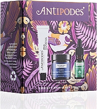 Духи, Парфюмерия, косметика Набор - Antipodes Healthier Skin Heroes Skin Care Set (f/oil/10ml + f/cr/60ml + f/mask/15ml)