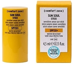 Сонцезахисний стік для чутливих ділянок шкіри SPF 50+ - Comfort Zone Sun Soul Stick — фото N1