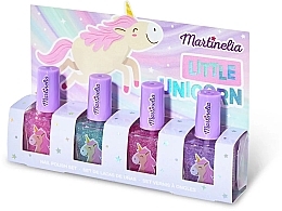 Парфумерія, косметика Набір лаків для нігтів "Маленький єдиноріг" - Martinelia Little Unicorn (nail/polish/4pcs)