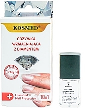 Вітамінний лак для нігтів з кератином - Kosmed Colagen Nail Protection 10in1 — фото N1
