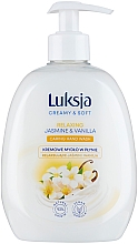 Рідке крем-мило "Жасмин і ваніль" - Luksja Creamy & Soft Jasmine & Vanilla Hand Wash — фото N1