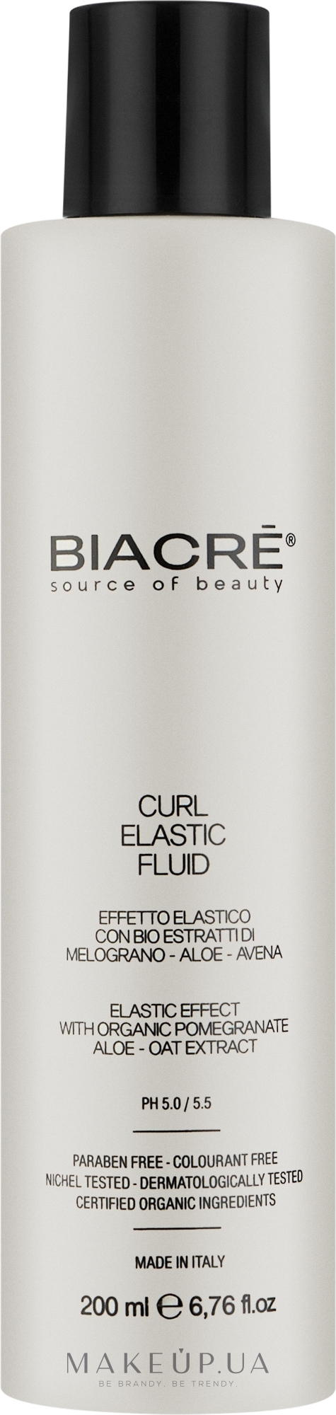 Флюид для укладки вьющихся волос - Biacre Curl Elastic Fluid  — фото 200ml