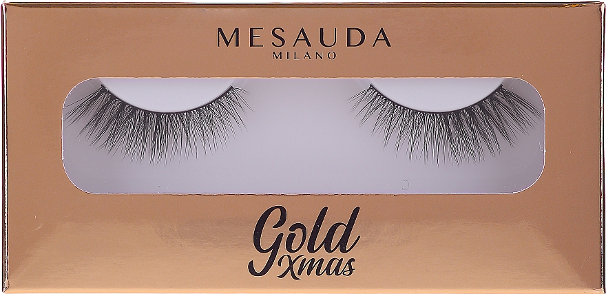 Накладные ресницы - Mesauda Milano Gold Xmas Instant Glam False Eyelashes 204 — фото N1