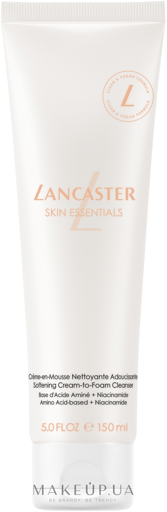 Крем-пінка для вмивання - Lancaster Skin Essentials Softening Cream-to-Foam Cleanser — фото 150ml