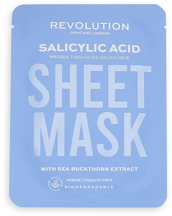 Набір - Revolution Skincare Blemish Prone Skin Biodegradable Sheet Mask (3 x f/mask) — фото N3