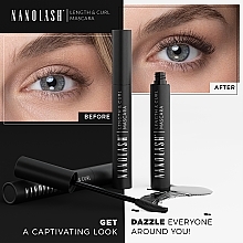 Тушь для ресниц "Удлинение и подкручивание" - Nanolash Length & Curl Mascara — фото N3