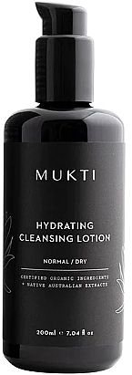 Зволожувальний очищувальний лосьйон для обличчя - Mukti Organics Hydrating Cleansing Lotion — фото N1