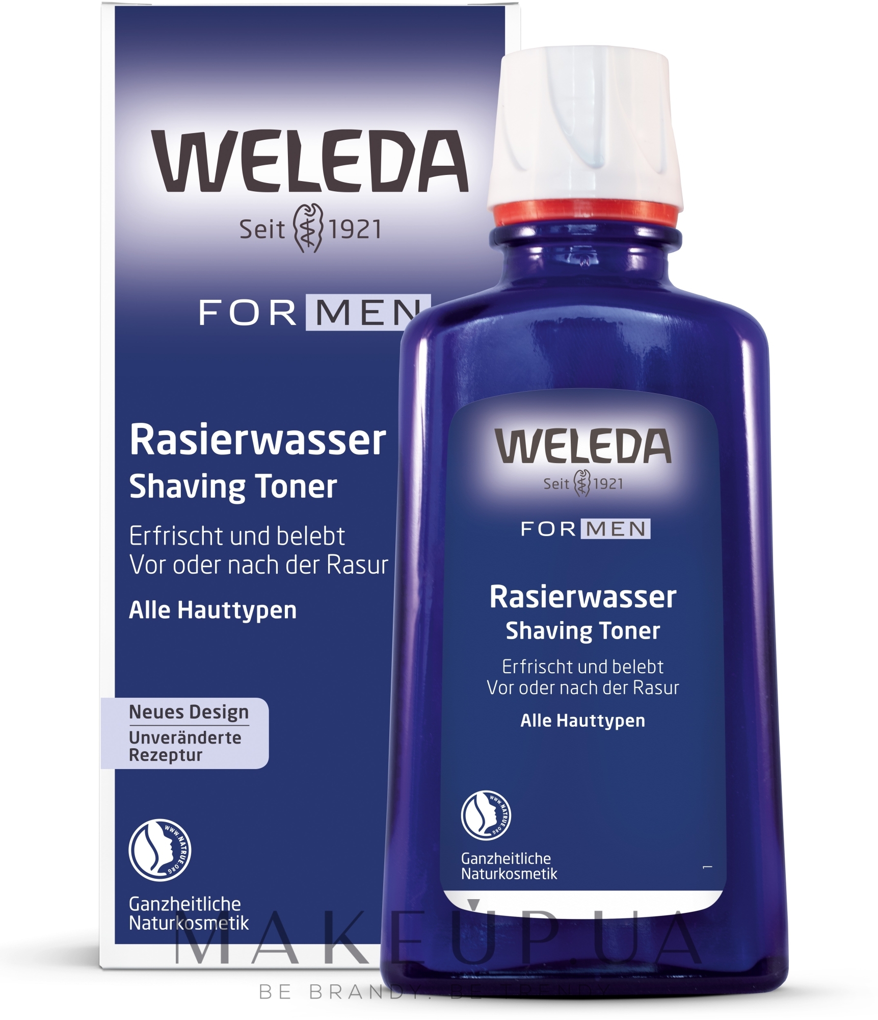 Чоловічий тонік до та після гоління - Weleda Rasierwasser Shaving Lotion — фото 100ml