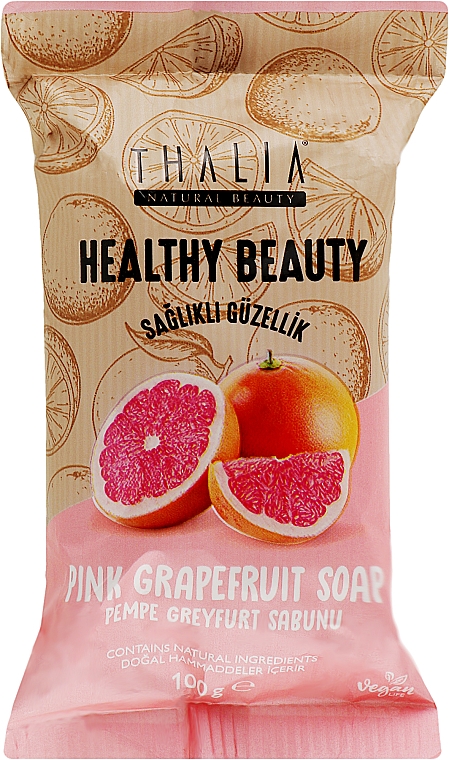 Натуральное мыло с экстрактом розового грейпфрута - Thalia — фото N1