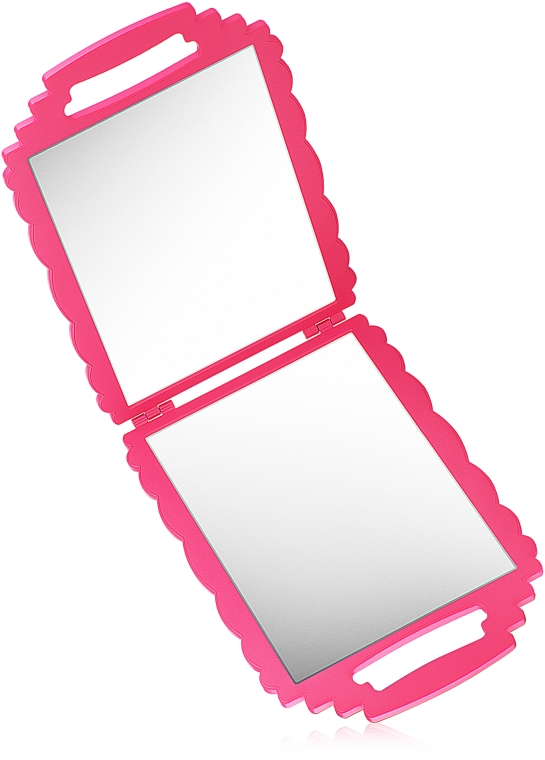 Зеркало косметическое, розовое - Y.S.Park Professional Open W Mirror Pink — фото N1
