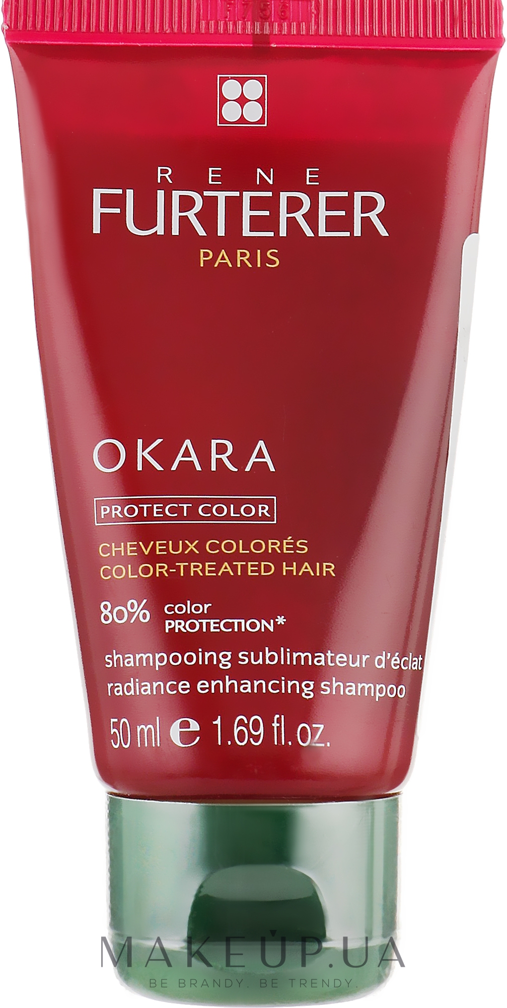 Шампунь захисний для фарбованого волосся - Rene Furterer Okara Protective Radiance Shampoo  — фото 50ml