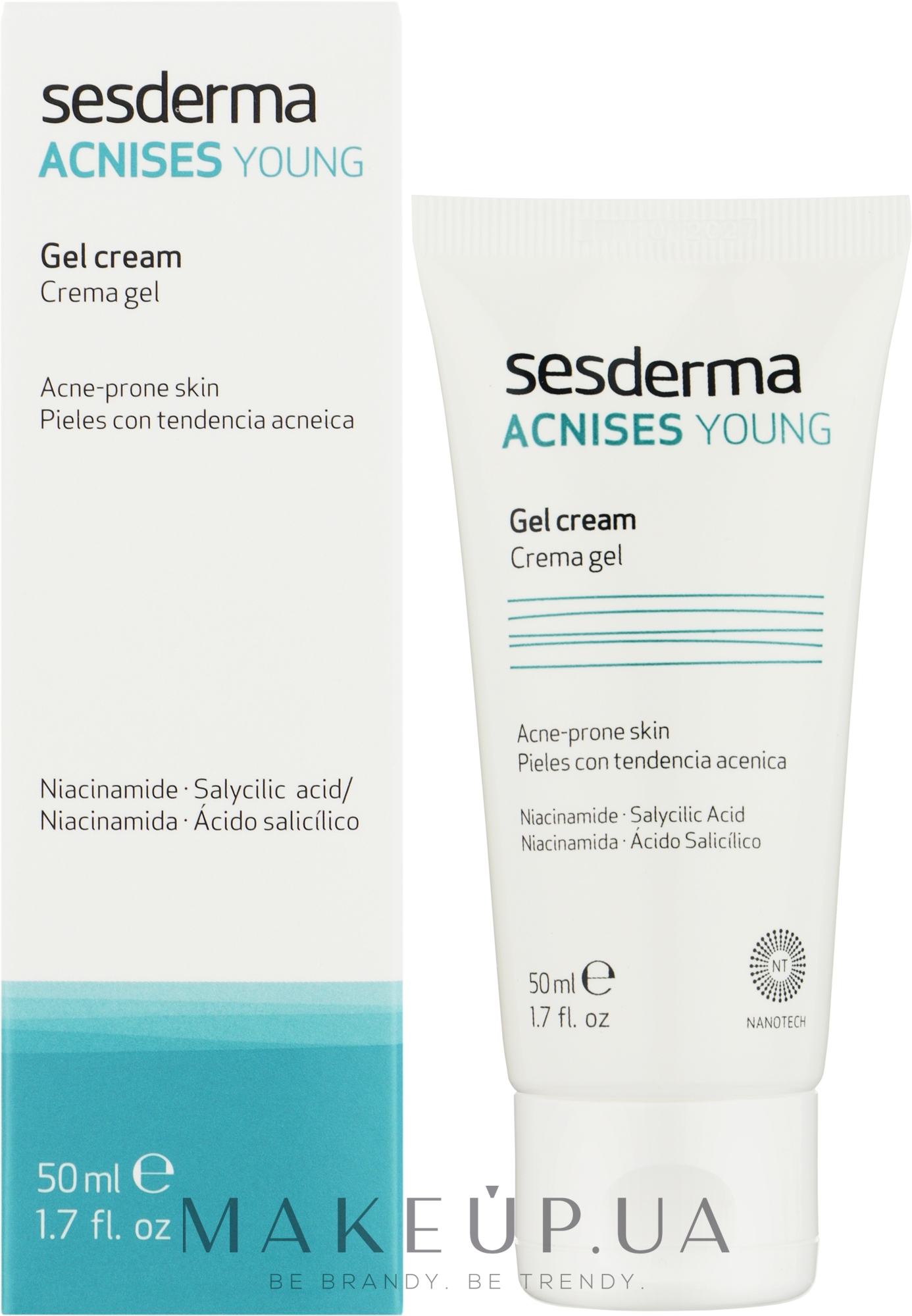 Крем-гель для молодої проблемної шкіри - SesDerma Laboratories Acnises Young Gel Cream — фото 50ml