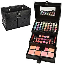 Духи, Парфюмерия, косметика Набор для макияжа - BriConti Professional Makeup Large Beauty Case Black