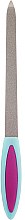 Парфумерія, косметика Сапфірова пилка для нігтів, 17 см, 77173, рожево-блакитна - Top Choice
