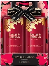 Парфумерія, косметика Набір - Baylis & Harding Boudoire Cherry Blossom Luxury Hand Care Gift Set (h/wash/300ml + lot/300ml)