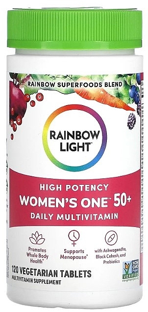 Мультивітаміни для жінок 50+ - Rainbow Light High Potency Women's One 50+ — фото N1