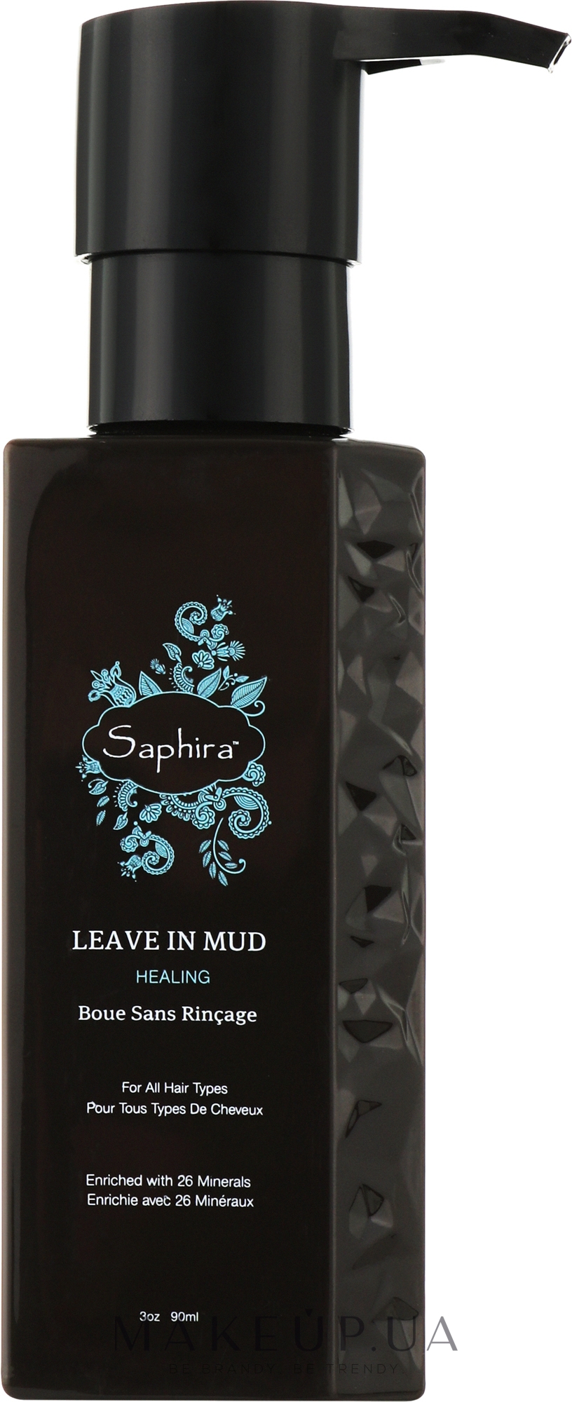 Несмываемый кондиционер для восстановления волос - Saphira Healing Leave In Mud — фото 90ml
