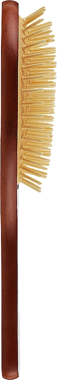 Масажна щітка для волосся, HB-03-23, коричнева - Beauty LUXURY — фото N2