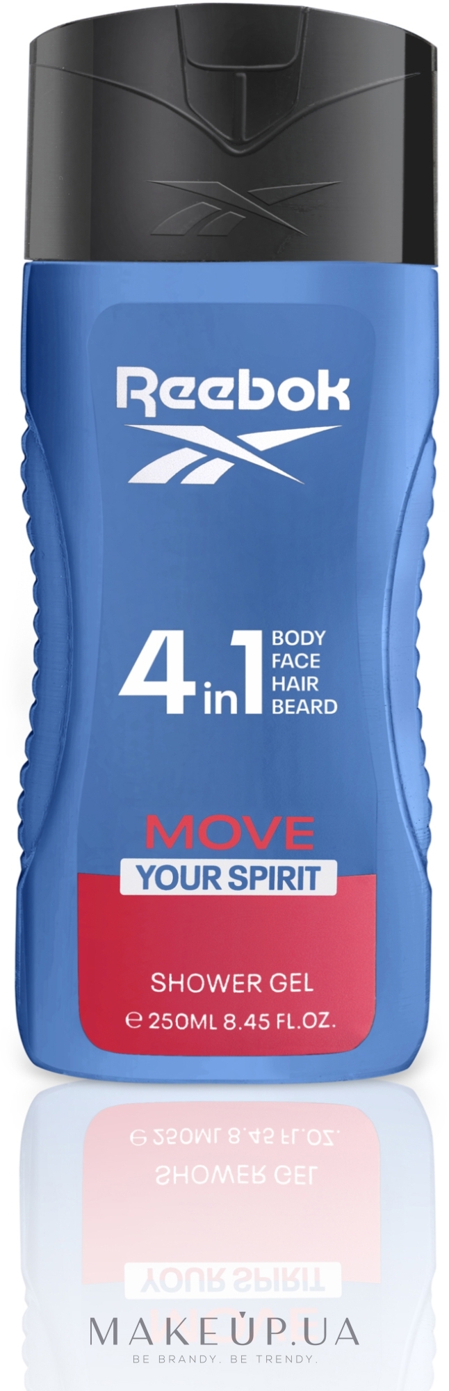 Гель для душу 4 в 1 - Reebok Move Your Spirit Hair & Body Shower Gel — фото 250ml