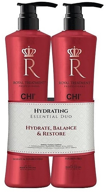 Набор - CHI Royal Treatment Hydrating Essential Duo (shm/946ml + cond/946ml) — фото N1