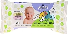 Парфумерія, косметика Вологі серветки - Bella Baby Happy Silk & Cotton