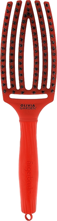 Щетка для волос - Olivia Garden Finger Brush Combo Orange Dream — фото N1