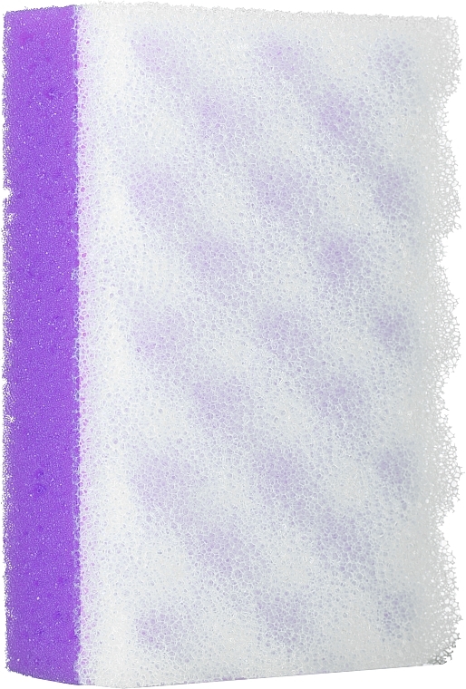 Губка для тела массажная, фиолетовая - Sanel Balance Prostokat — фото N1