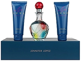 Духи, Парфюмерия, косметика Jennifer Lopez Live Luxe - Набор (edp/100ml + b/lot/75ml + sh/gel/75ml)
