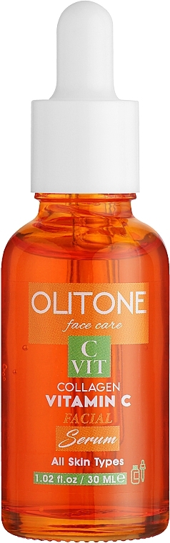 Осветляющая и омолаживающая сыворотка для лица, с витамином С - Olitone Face Serum — фото N1