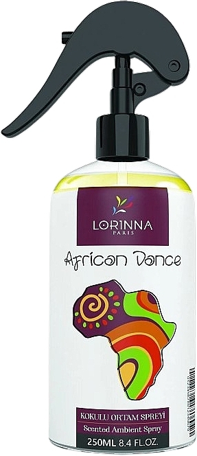 Ароматичний спрей для дому - Lorinna Paris African Dance Scented Ambient Spray — фото N1