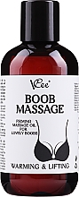 Масажна олія для бюсту - Vcee Boob Massage Warming & Lifting Oil — фото N1